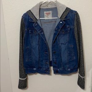 Hooded Denim jacket